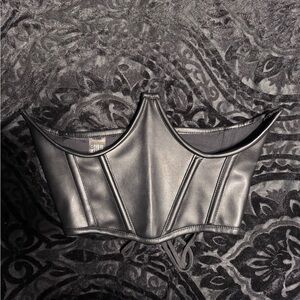 Stylish Black Underbust Corset